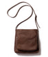 MR.OLIVE E.O.I / WATER PROOF WASHABLE LEATHER / GUSSET POCKET COMPACT SHOULDER BAG ミスターオリーブ イーオーアイ/ウォータープルーフウォッシャブルレザー/ガゼットポケット コンパクトショルダーバッグ